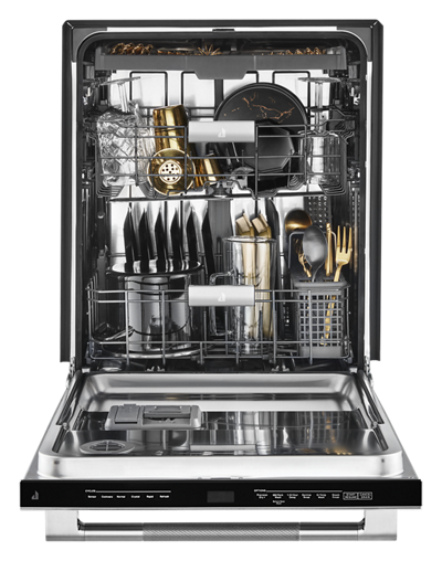 24" Jenn-Air RISE™ 39 dBA Built-In Dishwasher in Stainless Steel - JDPSS244LL