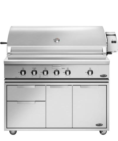 48" DCS Traditional Grill with Rotisserie - BH1-48R-N