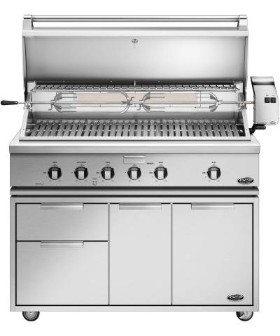 48" DCS Traditional Grill with Rotisserie - BH1-48R-N