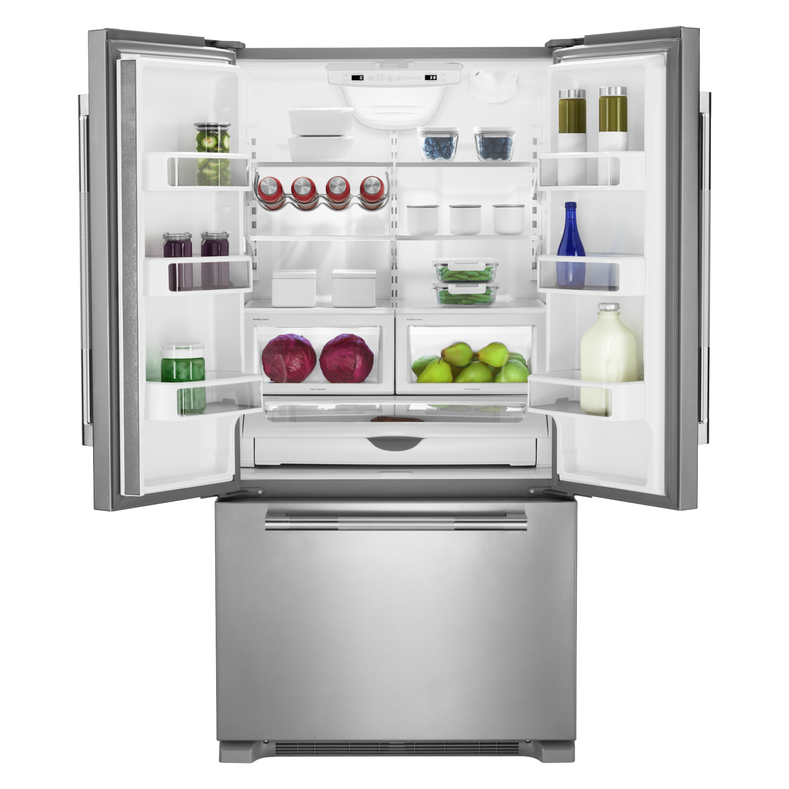 36" Jenn-Air 21.9 Cu. Ft. Rise French Door Freestanding Refrigerator - JFFCF72DKL