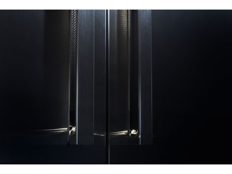 30" Jenn-Air Left Swing Built-in Column Freezer With Noir Panel Kit - JKCPL301GM