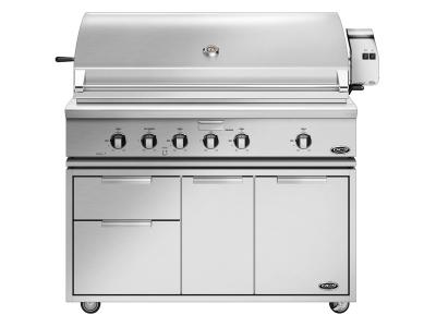 48" DCS Traditional Grill with Rotisserie - BH1-48R-L