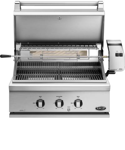 30" DCS Traditional Grill with Rotisserie - BH1-30R-L