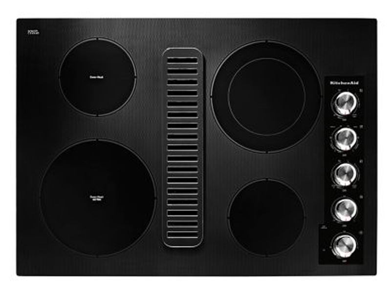 30" Electric Downdraft Cooktop with 4 Elements - KCED600GBL