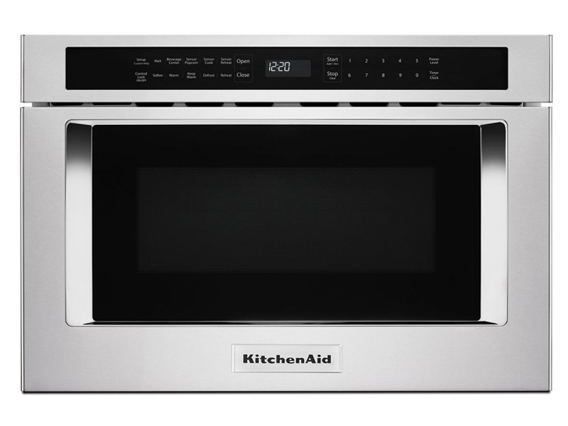 24" KitchenAid 1.2 Cu. Ft. Under-Counter Microwave Oven Drawer - KMBD104GSS