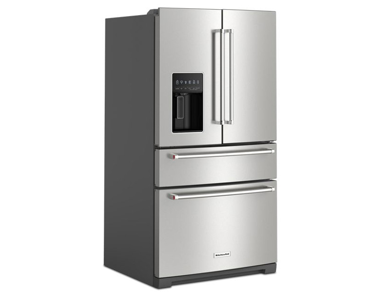36" KitchenAid 26.2 Cu. Ft. FreeStanding French Door Refrigerator - KRMF536RPS