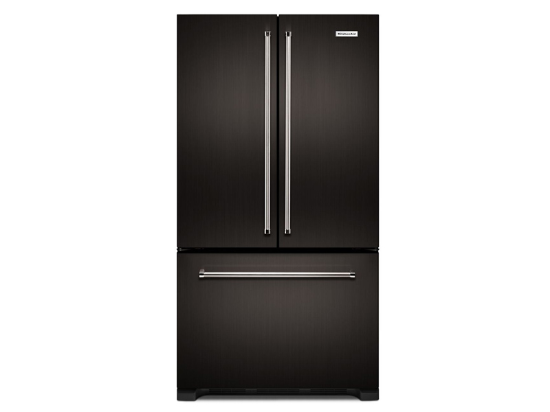 36" KitchenAid 22 Cu. Ft. Counter Depth French Door Refrigerator With Interior Dispense - KRFC302EBS