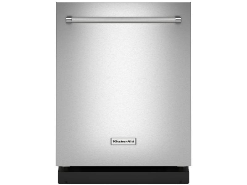 24" Kitchenaid 39 dBA PrintShield Finish Flush-to-Cabinet Dishwasher with FreeFlex Fit Third Level Rack - KDTF924PPS