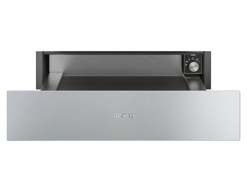 24" SMEG Classic Design Warming Drawer with 400 Watts - CPRU315X