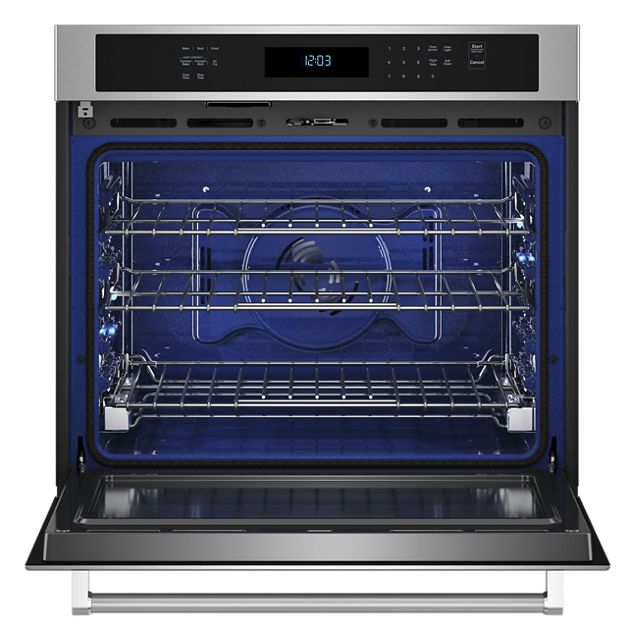 27" KitchenAid Single Wall Oven with Air Fry Mode - KOES527PSS