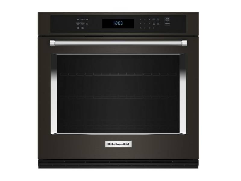 27" KitchenAid Single Wall Oven with Air Fry Mode - KOES527PBS