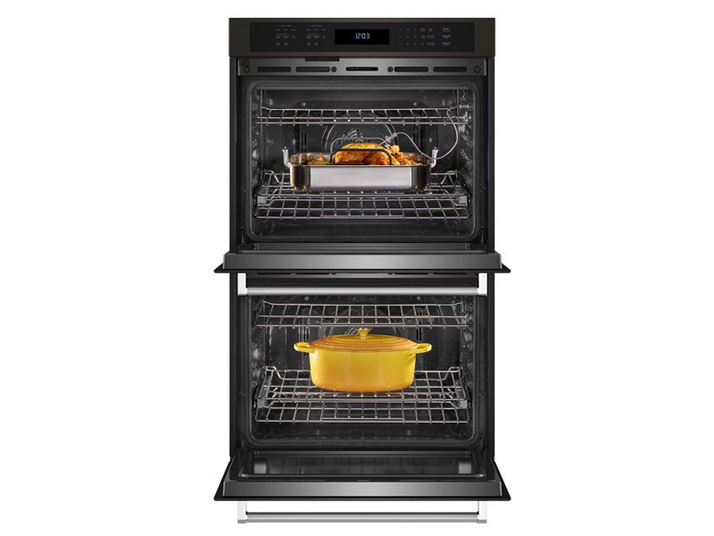 30" KitchenAid Double Wall Oven with Air Fry Mode - KOED530PBS
