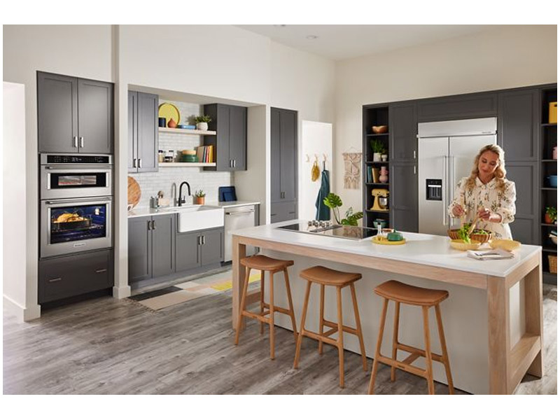 30" KitchenAid Combination Microwave Wall Oven with Air Fry Mode - KOEC530PSS