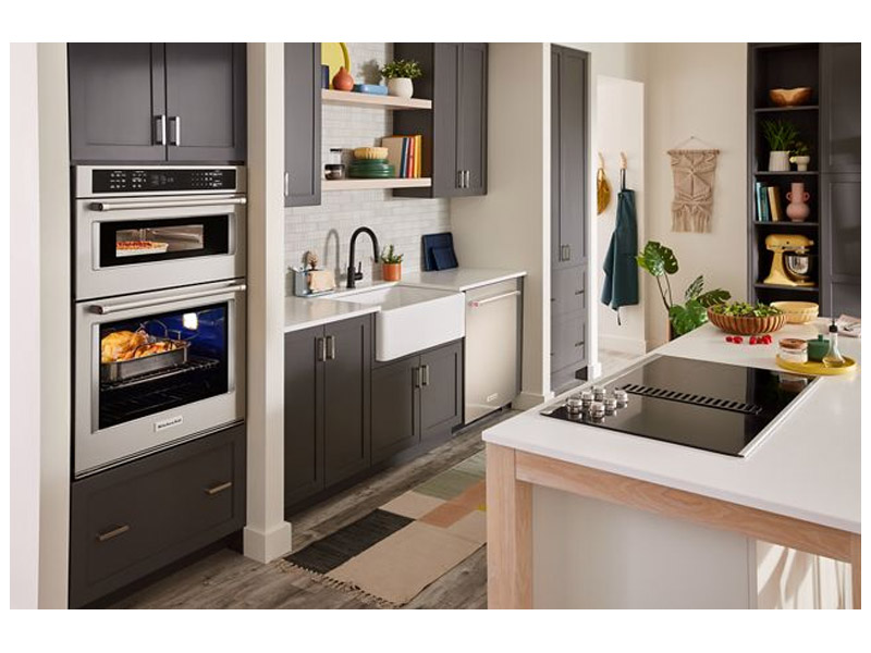 30" KitchenAid Combination Microwave Wall Oven with Air Fry Mode - KOEC530PPS