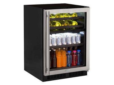 24" Marvel Dual Zone Wine and Beverage Center - ML24WBG1RS