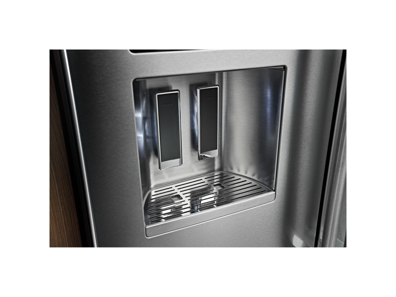 KitchenAid 26.8 Cu. Ft. Standard-Depth French Door Refrigerator with Exterior Ice and Water Dispenser - KRFF577KPS