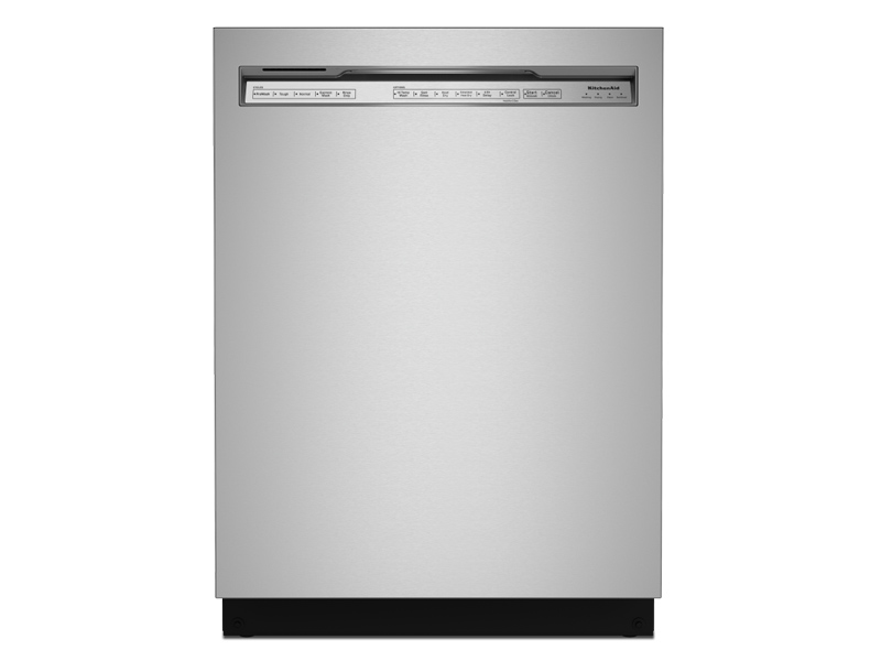 24" KitchenAid 44 dBA Dishwasher in PrintShield Finish with FreeFlex Third Rack - KDFM404KPS