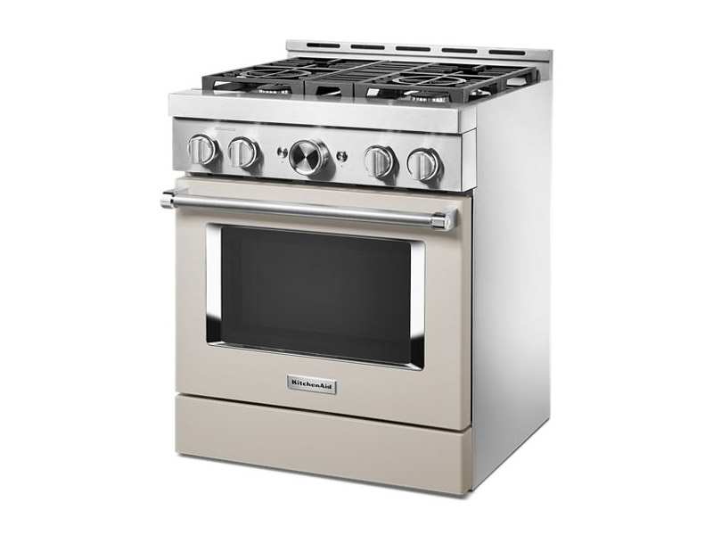 30" KitchenAid 4.1 Cu. Ft. Smart Commercial-Style Gas Range With 4 Burners - KFGC500JMH