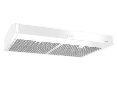 24" Broan 300 CFM  Undercabinet Range Hood in White - BNDD124WH