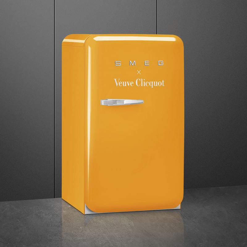 22" SMEG Veuve Clicquot Retro-style Free-standing Refrigerator  - FAB10URDYVC3