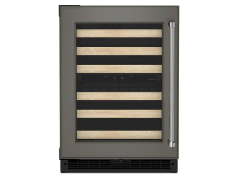 24" KitchenAid 4.97 Cu. Ft. Panel-Ready Undercounter Wine Cellar - KUWL214KPA