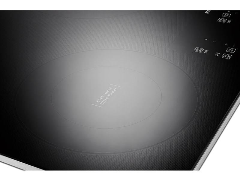 36" KitchenAid Electric Cooktop with 5 Elements and Touch-Activated Controls - KCES956KSS