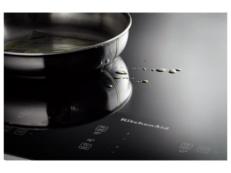 30" KitchenAid Electric Cooktop with 5 Elements and Touch-Activated Controls - KCES950KSS