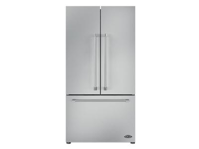 36" DCS Activesmart French Door Built-In Refrigerator With Ice Maker - RF201ACJSX1