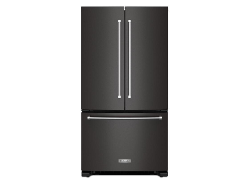36" KitchenAid 20 Cu. Ft. French Door Bottom Mount Counter Depth Refrigerator - KRFC136RBS