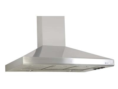 35" Broan External Blower, Chimney Hood, Stainless Steel - 619004EX