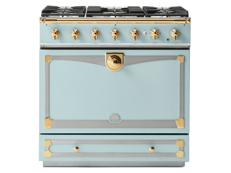 36" La Cornue CornuFe 90 Suzanne Kasler Couleur Freestanding Dual Fuel Range - C9QF