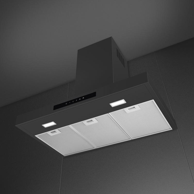 30" SMEG Universal Wall Mount Range Hood - KBTU30AN