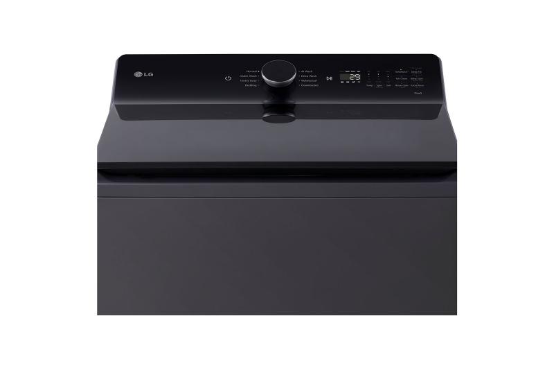27" LG 6.3 Cu. Ft. Smart Top Load Washer with EasyUnload in Matte Black - WT8600CB