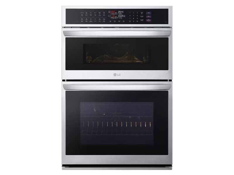 30" LG 6.4 Cu. Ft. Built-in Combi Wall Oven with True Convection - WCEP6427F