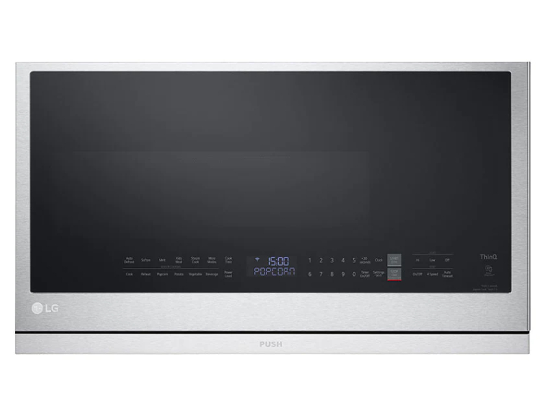 30" LG 2.1 Cu. Ft. Wi-Fi Enabled Over-the-Range Microwave Oven With EasyClean - MVEL2137F