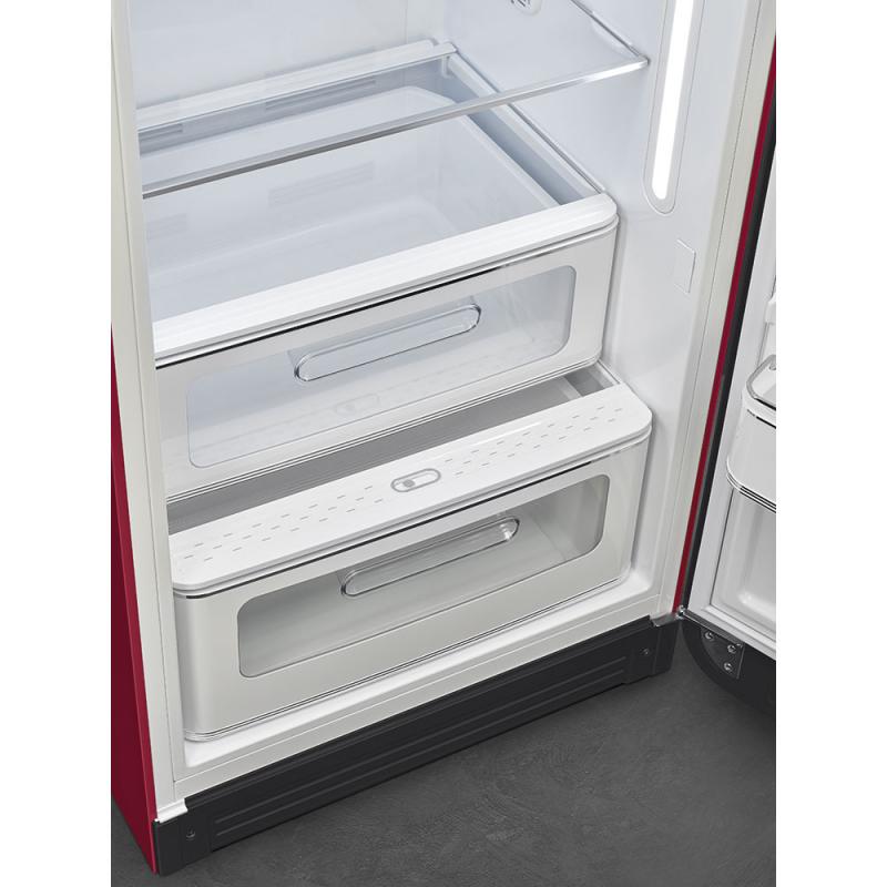 24" SMEG 50's Style Refrigerator with Internal Freezer Compartment - FAB28URDRB3