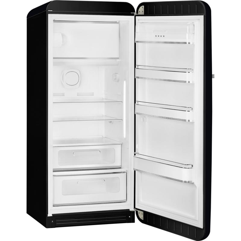 24" SMEG 50's Style Refrigerator with Internal Freezer Compartment - FAB28URDBLM3