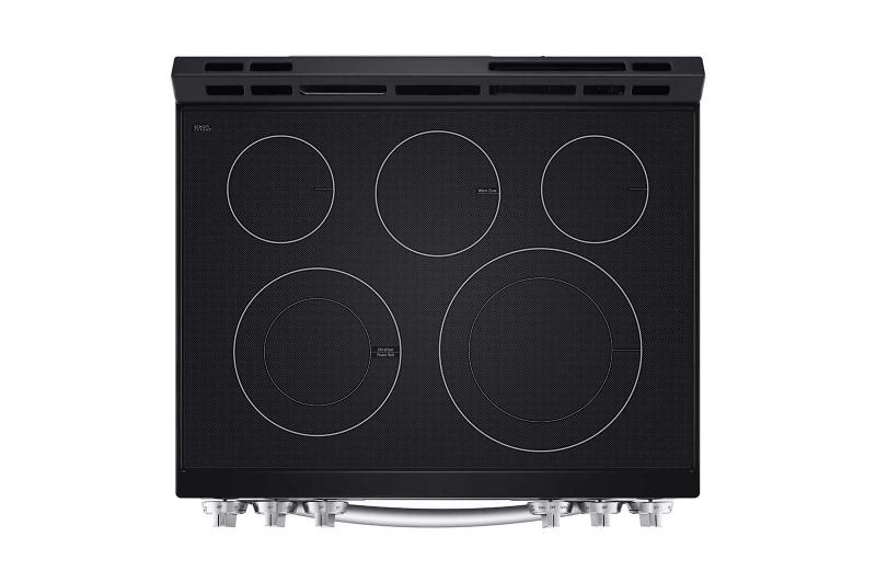 30" LG 6.3 Cu. Ft. Smart Wi-Fi Enabled Fan Convection Electric Slide-in Range - LSEL6333F