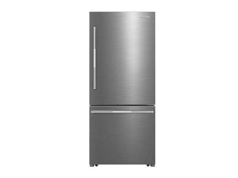 30" SMEG Bottom Mount Freestanding Refrigerator - BM30URXI