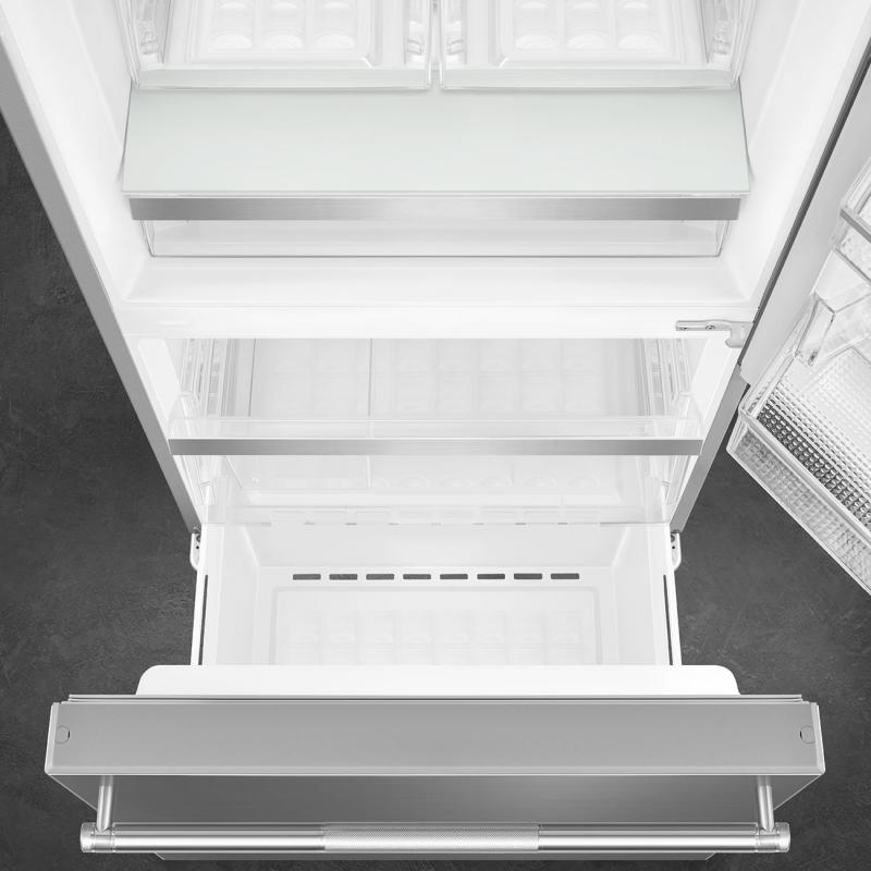 30" SMEG Bottom Mount Freestanding Refrigerator - BM30URXI