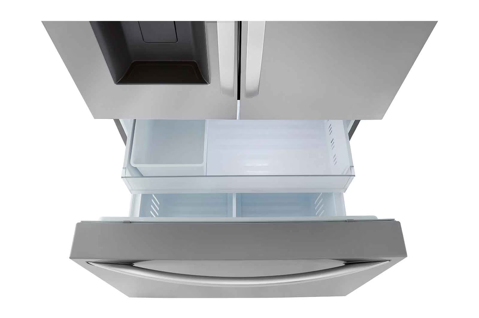 36" LG 26 Cu. Ft. Smart Counter-Depth MAX Refrigerator with Dual Ice Makers - LRFXC2606S