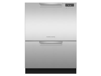 24" Fisher & Paykel Double DishDrawer, 14 Place Settings, Sanitize (Tall) - DD24DCTX9 N