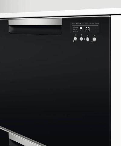 24" Fisher & Paykel Double DishDrawer, 14 Place Settings, Sanitize (Tall) - DD24DCTB9 N