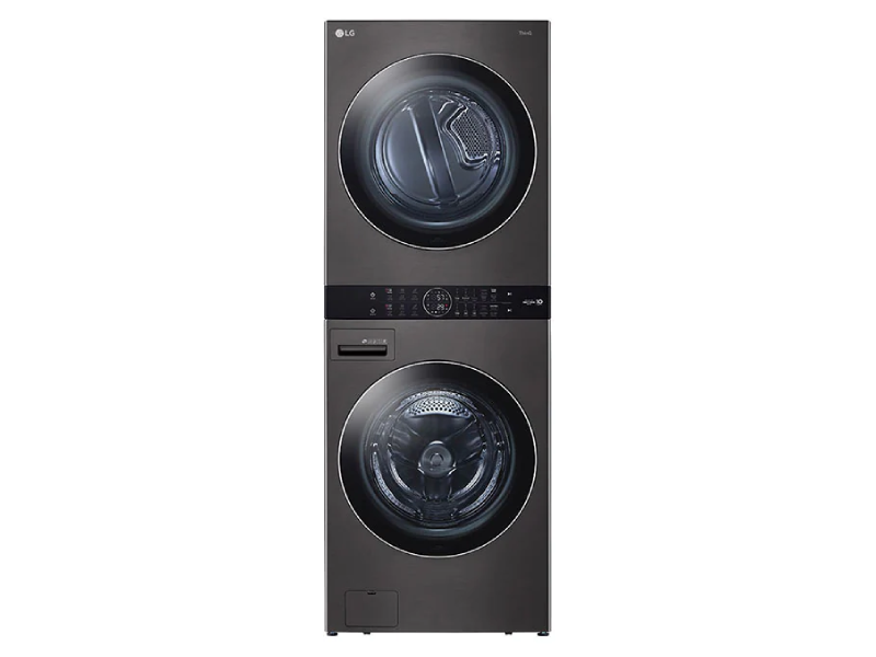 27" LG Single Unit Front Load WashTower with Center Control 4.5 Cu. Ft. Washer and 7.4 Cu. Ft. Gas Dryer - WKGX201HBA