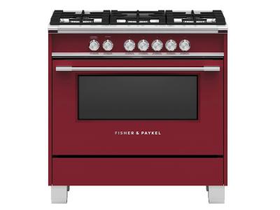 36" Fisher & paykel Freestanding Gas Range - OR36SCG4R1