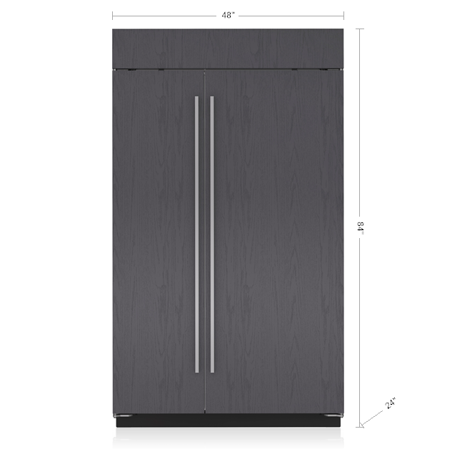 48" SubZero Classic Side-by-Side Refrigerator In Panel Ready - CL4850S/O