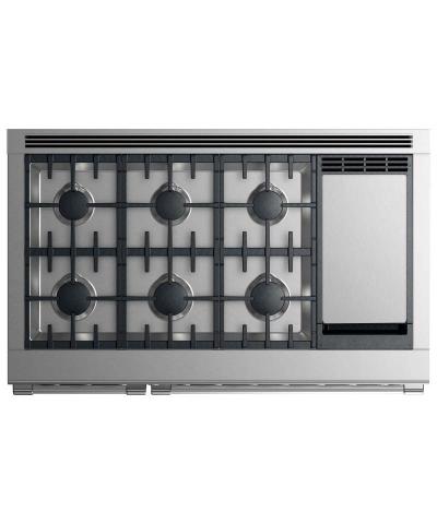48" Fisher & paykel Dual Fuel Range 6 Burners with Griddle - RDV2-486GDN N