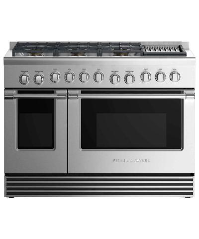 48" Fisher & paykel Dual Fuel Range 6 Burners with Griddle - RDV2-486GLN N