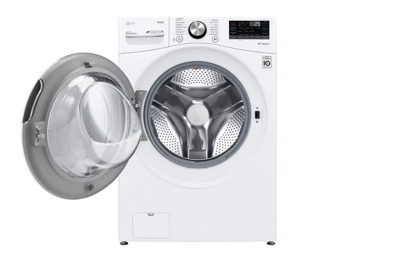 27" LG 5.2 Cu. Ft. Ultra Large Capacity Front Load Washer - WM4100HWA