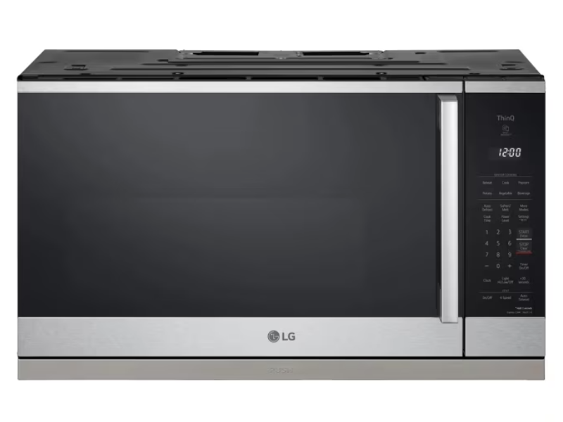 LG 2.1 Cu. Ft. Smart Over-the-Range Microwave Oven with ExtendaVent 2.0 & EasyClean - MVEL2125X1